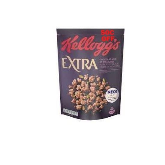 Picture of KELLOGGS EXTRA DARK CHOCOLATE PISTACCHIO 50C OFF